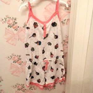Justice pajama rompers 8y